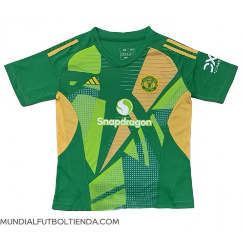 Camiseta Manchester United Portero Segunda Equipación Replica 2024-25 mangas cortas